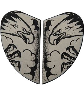TAPAS LATERALES ICON AIRMADA SCRAWL BLANCO