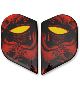 TAPAS LATERALES ICON ALLIANCE GT HORROR ROJO