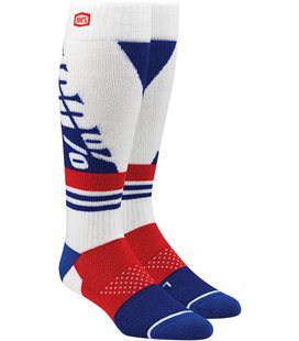 TORQUE MOTO CALCETINES WHITE/BLUE/RED