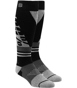 YOUTH TORQUE MOTO CALCETINES NEGRO/GRIS