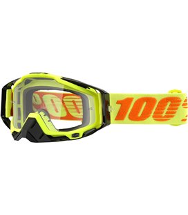 RACECRAFT ATTACK YELLOW GAFAS OFFROAD CON LENTES TRANSPARENTES