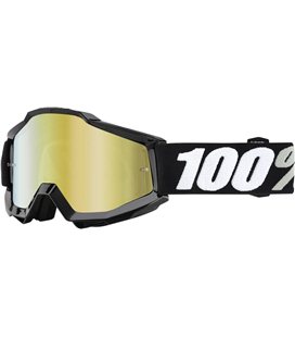 ACCURI TORNADO GAFAS OFFROAD CON LENTES DORADA ESPEJO