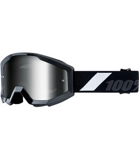 STRATA JR GOLIATH GAFAS OFFROAD CON LENTES PLATA ESPEJO