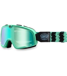 BARSTOW ORNAMENTAL CONIFER RACING GAFAS CON LENTES VERDE ESPEJO