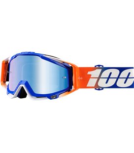 RACECRAFT ROXBURRY GAFAS OFFROAD CON LENTES AZUL ESPEJO