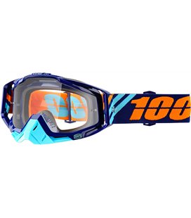 RACECRAFT CALCULUS NAVY GAFAS OFFROAD CON LENTES TRANSPARENTES