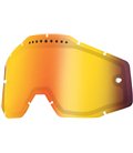 MIRROR RED VENTED DUAL REPLACEMENT LENS FOR 100% GAFAS