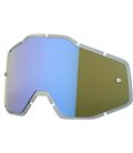 MIRROR BLUE/SMOKE ANTI-FOG INJECTED REPLACEMENT LENS FOR 100% GAFAS