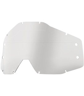 CLEAR REPLACEMENT LENS W/ MUD VISOR FOR 100% ACCURI FORECAST GAFAS