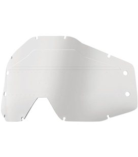 CLEAR SONIC BUMPS REPLACEMENT LENS W/ MUD VISOR FOR 100% ACCURI FORECAST GAFAS