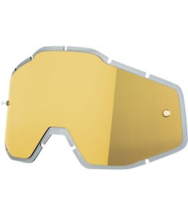 INJECTED MIRROR GOLD REPLACEMENT LENS FOR 100% GAFAS OFFROADS