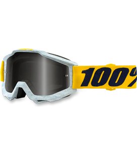 ACCURI ATHLETO GAFAS OFFROAD CON LENTES PLATA ESPEJO