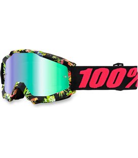 ACCURI CHAPTER 11 GAFAS OFFROAD CON LENTES VERDE ESPEJO