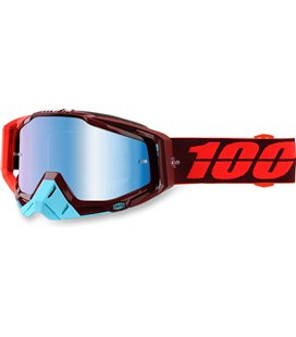 RACECRAFT KIKASS GAFAS OFFROAD CON LENTES AZUL ESPEJO