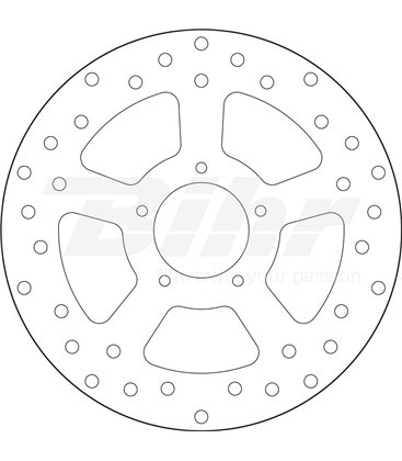 MALAGUTI 125 CENTRO IE 08  - DISCO DELANTERO BREMBO