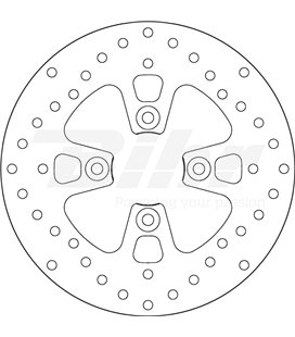 MBK 125 DOODO 00  - DISCO DELANTERO BREMBO