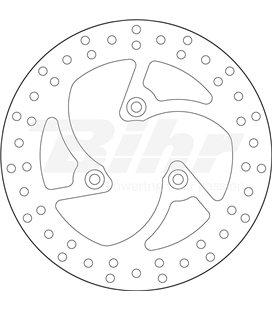 PEUGEOT 50 ELYSTAR 01  - DISCO DELANTERO BREMBO