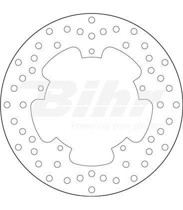 PIAGGIO 125 SUPER HEXAGON GTX 12" 01' - 03' DISCO DELANTERO BREMBO