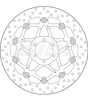 APRILIA 750 DORSODURO 08  - DISCO FLOTANTE DELANTERO BREMBO