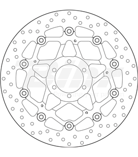 APRILIA 750 DORSODURO FACTORY 10  - DISCO FLOTANTE DELANTERO BREMBO