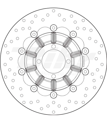 BMW R 65 RT 85' - 95' DISCO FLOTANTE DELANTERO BREMBO