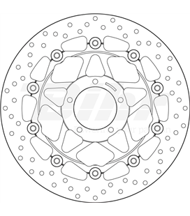 DUCATI 749 03' - 07' DISCO FLOTANTE DELANTERO BREMBO