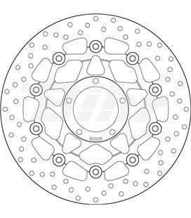 DUCATI 796 HYPERMOTARD 10' - 12' DISCO FLOTANTE DELANTERO BREMBO