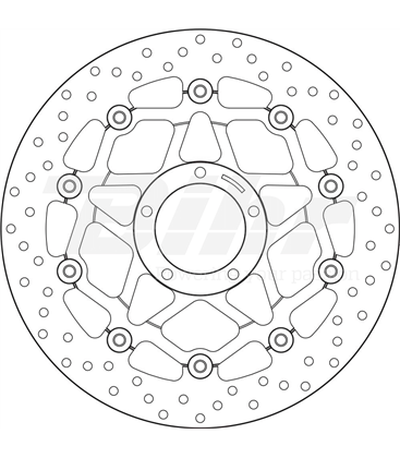 DUCATI 796 MONSTER 10  - DISCO FLOTANTE DELANTERO BREMBO