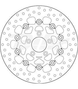 HARLEY DAVIDSON 1200 XL S SPORT 00' - 03' DISCO FLOTANTE DELANTERO BREMBO