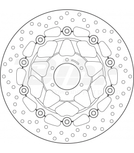 HONDA 600 HORNET 00' - 06' DISCO FLOTANTE DELANTERO BREMBO