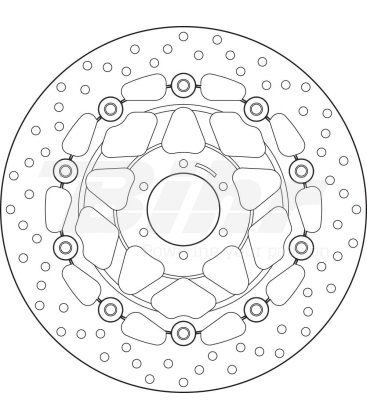 HONDA 600 HORNET 00' - 06' DISCO FLOTANTE DELANTERO BREMBO