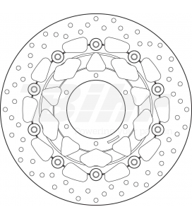 HONDA 1000 CB R 08  - DISCO FLOTANTE DELANTERO BREMBO