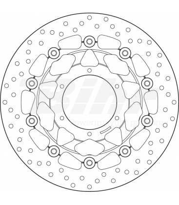 HONDA 1000 CB R 08  - DISCO FLOTANTE DELANTERO BREMBO