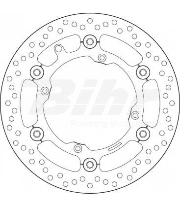 HUSQVARNA 125 CR 05' - 12' DISCO FLOTANTE DELANTERO BREMBO