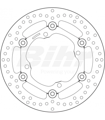 KAWASAKI 125 KX 06' - 08' DISCO FLOTANTE DELANTERO BREMBO