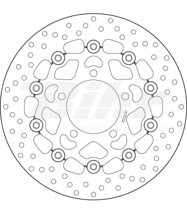 KAWASAKI 600 ZX-6RR 03' - 04' DISCO FLOTANTE DELANTERO BREMBO