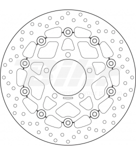 KAWASAKI 650 VERSYS 07' - 15' DISCO FLOTANTE DELANTERO BREMBO