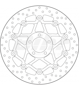 KAWASAKI 1200 ZZR 02' - 04' DISCO FLOTANTE DELANTERO BREMBO