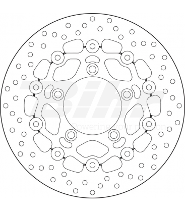 KYMCO 550 AK 550 17  - DISCO FLOTANTE DELANTERO BREMBO