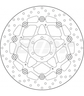 MOTO GUZZI 750 V7 RACER 10  - DISCO FLOTANTE DELANTERO BREMBO