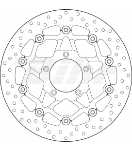 MV AGUSTA 800 F3 AGO 14  - DISCO FLOTANTE DELANTERO BREMBO