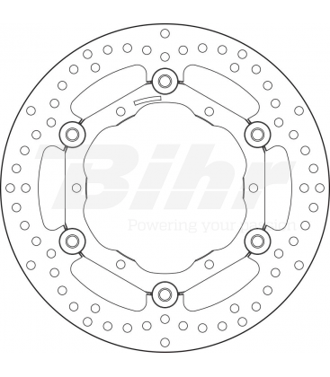 SUZUKI 125 RM 00' - 09' DISCO FLOTANTE DELANTERO BREMBO