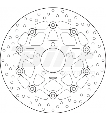 SUZUKI 600 GSX-R 04' - 05' DISCO FLOTANTE DELANTERO BREMBO