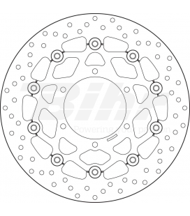 SUZUKI 600 GSX-R 08  - DISCO FLOTANTE DELANTERO BREMBO