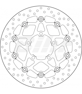 TRIUMPH 675 STREET TRIPLE 13  - DISCO FLOTANTE DELANTERO BREMBO