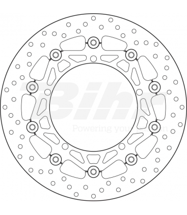 TRIUMPH 1050 SPEED TRIPLE 07' - 08' DISCO FLOTANTE DELANTERO BREMBO