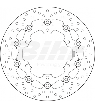 YAMAHA 535 XV VIRAGO 96' - 00' DISCO FLOTANTE DELANTERO BREMBO