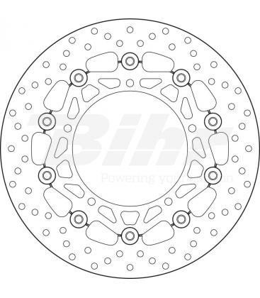 YAMAHA 600 FZ 6 FAZER 04' - 08' DISCO FLOTANTE DELANTERO BREMBO