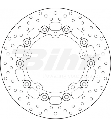 YAMAHA 700 MT 07 ABS 15  - DISCO FLOTANTE DELANTERO BREMBO