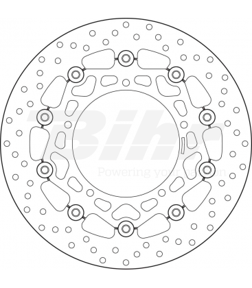 YAMAHA 800 FZS FAZER 10' - 12' DISCO FLOTANTE DELANTERO BREMBO